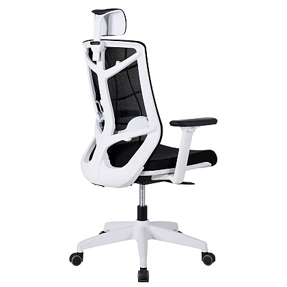 Кресло для руководителя "Nature II Slider", пластик, ткань, черный - 3
