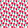 Бумага декоративная в рулоне "Red tulips", 1x0.7 м, 90 г/м2, разноцветный - 2