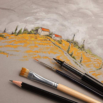 Блок-склейка "Paint'On" Gris, А5, 250 г/м2, 30 листов - 2