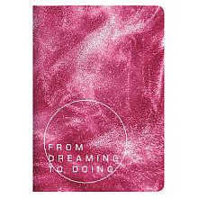 Блокнот "Dream book. № 2", A5, 80 листов, линейка, красный