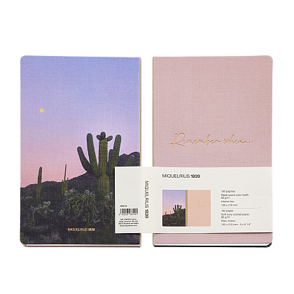 Блокнот Miquelrius "Remember Cactus", А5, 96 листов, нелинованный, розовый - 6