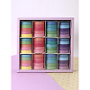Клейкая лента "Multicolor tone purple-blue", 10х2 мм/м, ассорти - 5