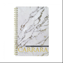 Тетрадь "Carrara", А5, 60 листов, клетка, спираль сбоку, разноцветный