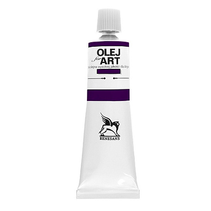 Краски масляные Renesans "Oils for art", 26 фиолетовый лак, 60 мл, туба