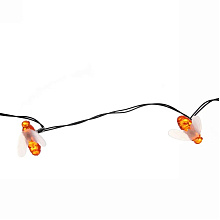 Гирлянда уличная "Пчелка", 3 м, 20 LED, тепло белый, солнечная батарея