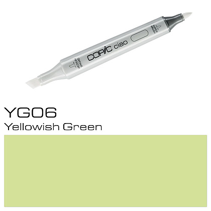 Маркер перманентный "Copic ciao", YG-06 желтовато-зеленый