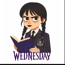 Кружка «Wednesday» внутри и ручка фиолетовая, 330 мл.              