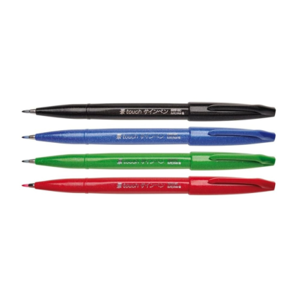 Маркер-кисть "Brush Sign pen. Basic", 4 шт - 5