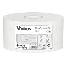Бумага туалетная "Jumbo Comfort" в средних  рулонах, 2 слоя, 1 рулон, 150 м