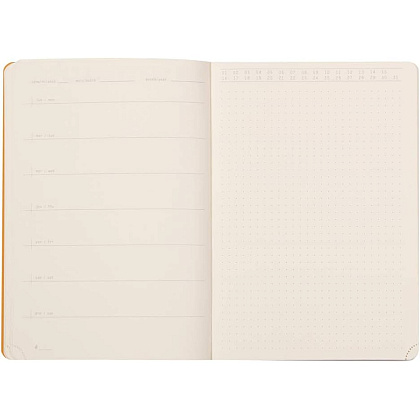Еженедельник недатированный Clairefontaine Rhodia "Rhodiarama Perpetual", 148x210 мм, 128 страниц, черный - 6