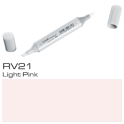 Маркер перманентный "Copic Sketch", RV-21 светло-розовый