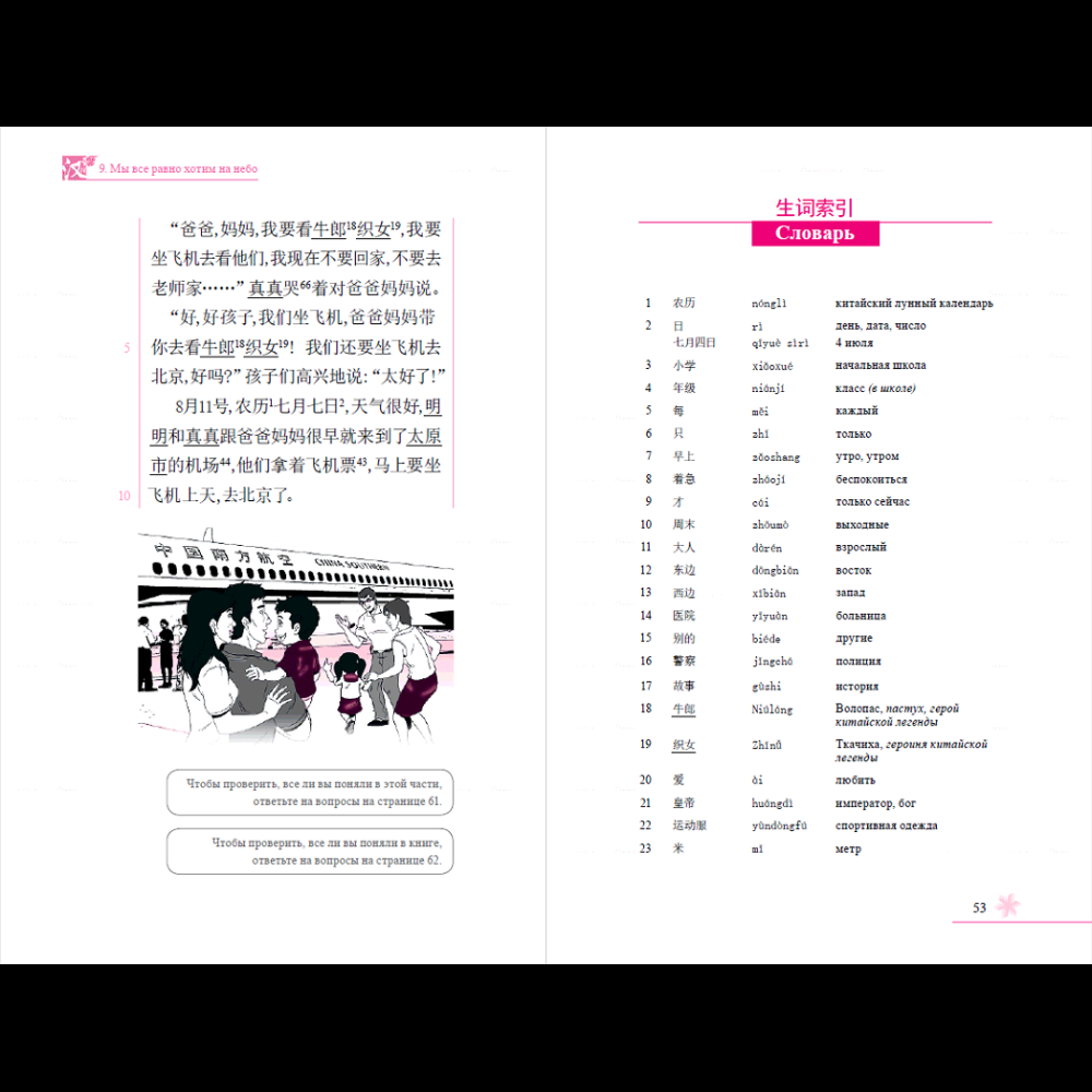 Книга на китайском языке  Ван Линшу "Двое детей хотят полетать. Уровень 1", Ван Линшу - 3