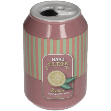 Кашпо "Hard Seltzer", керамика, розовый