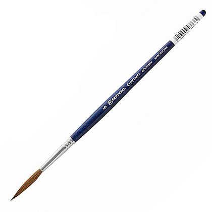 Кисть "Escoda Optimo 1210", колонок, круглая, №6