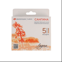 Сангина "Ладога", набор мелков, 5 цветов