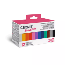 Полимерная глина Cernit "Basic", 12 цветов, 25 г