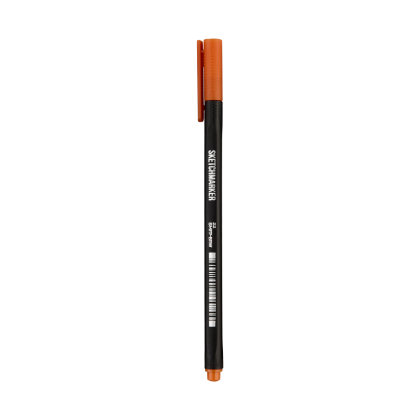 Ручка капиллярная "Sketchmarker Artist fine pen", 0.4 мм, коричневый