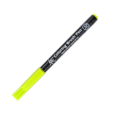 Маркер акварельный "Koi Color Brush", желто-зеленый