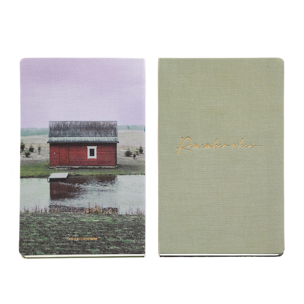 Блокнот Miquelrius "Remember Cottage", А5, 96 листов, нелинованный, зеленый - 5