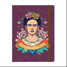 Папка на резинках "Frida Kahlo", разноцветный