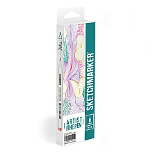 Ручки капиллярные "Sketchmarker. Basic 2", 6 шт.