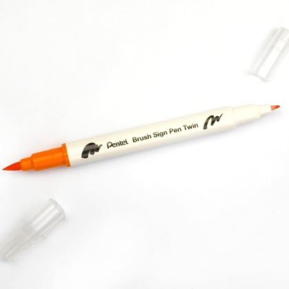 Маркер-кисть "Brush Sign pen twin", 30 шт - 5
