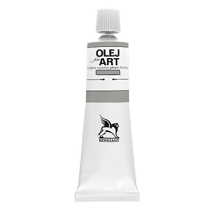 Краски масляные Renesans "Oils for art", 48 серый перламутровый, 60 мл, туба