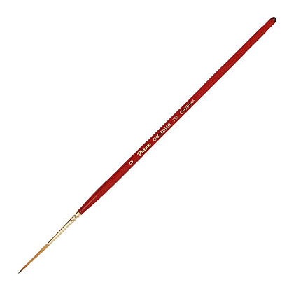 Кисть для рисования "Pinax ORO ROSSO", синтетика, лайнер, №0