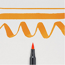 Маркер акварельный "Koi Color Brush", оранжевый