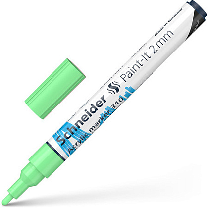 Маркер акриловый "Schneider Paint-It 310", зеленый пастельный