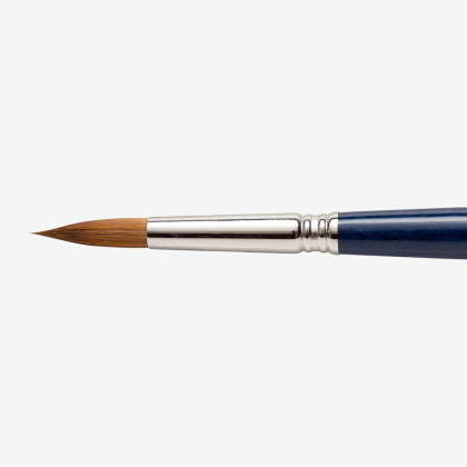 Кисть "Escoda Chronos", микс, круглая, на короткой ручке, № 12 - 2