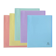 Папка с файлами "Chromaline Pastel", 30 карманов, ассорти
