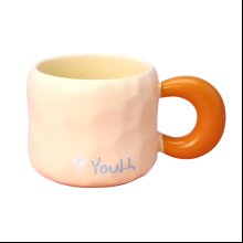 Кружка "Youth flower", керам., 450 мл., бежевый