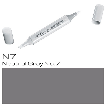 Маркер перманентный "Copic Sketch", N-7 нейтральный серый №7