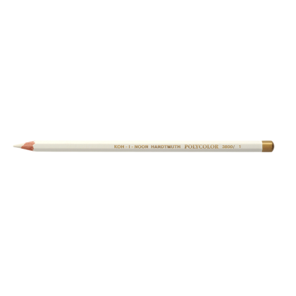 Карандаш цветной "Koh-I-Noor Polycolor 3800", 001 белый титановый
