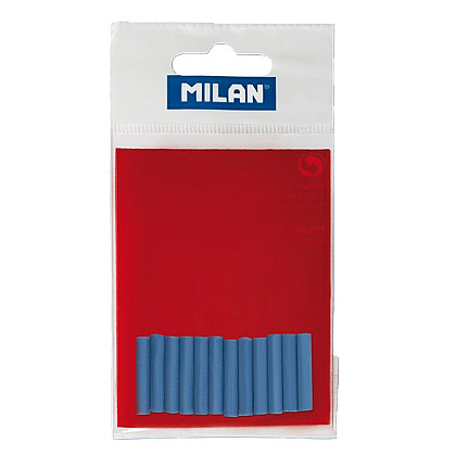 Ластик сменный для ручки "Milan", 12 шт, синий