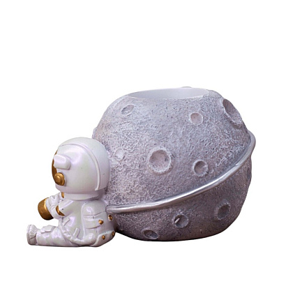 Подставка для канцелярских мелочей "Cosmos", пластик, золотой - 3