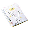 Блокнот "Bunny белый", А6, 120 листов, клетка, разноцветный - 2