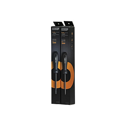 Отвертка Deli HS EHT1106, SL6х150 мм, Soft Touch, черный - 10