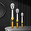Ключ-трещотка Deli RS EDL2324 1/4", 150 мм, 72 зуба, черный, желтый - 4