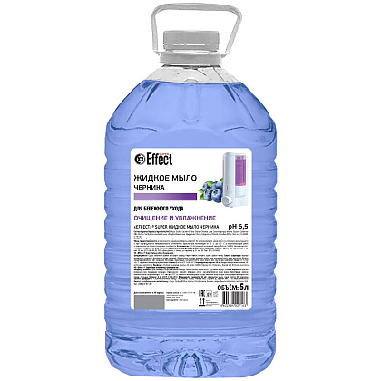 Мыло жидкое Effect Super, 5 л, черника 