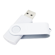 USB Flash накопитель 2.0 16 Gb VDF-008 СС, пластик, металл, белый