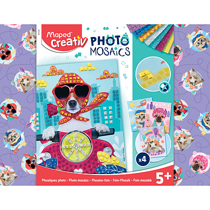 Набор для творчества Maped "Creative Cute Animals”, мозаика - 6