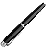 Ручка перьевая "Parker IM Black Lacquer CT", F, черный, серебристый, патрон синий - 4
