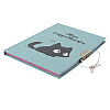 Книга записная "Котомания", А6, 56 листов, серо-голубой - 2