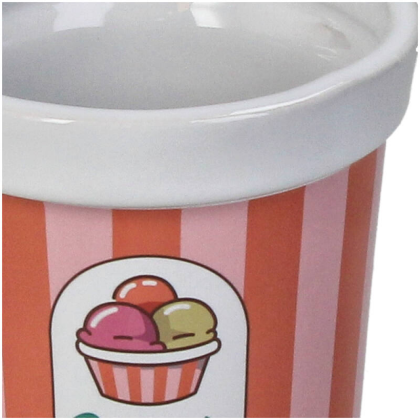 Кашпо "Gelato", керамика, разноцветный - 2