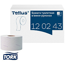 Бумага туалетная Tellus Премиум TP2, в мини-рулонах, 170 м, 2 слоя
