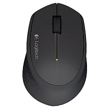Мышь Logitech "M280 Black", беспроводная, 1000  dpi, 3 кнопки, черный
