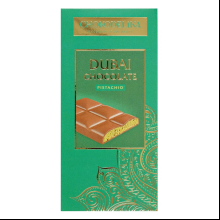 Шоколад молочный "Dubai Pistachio" с начинкой из фисташки, 50 гр