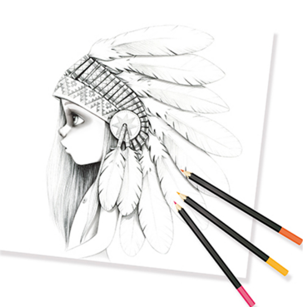 Раскраска на английском языке "Colouring book Wild 2", Emmanuelle Colin - 2